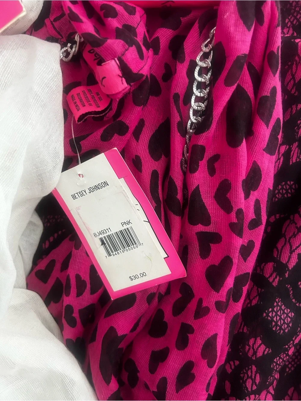Set of 8 Betsey Johnson NWT SCARVES